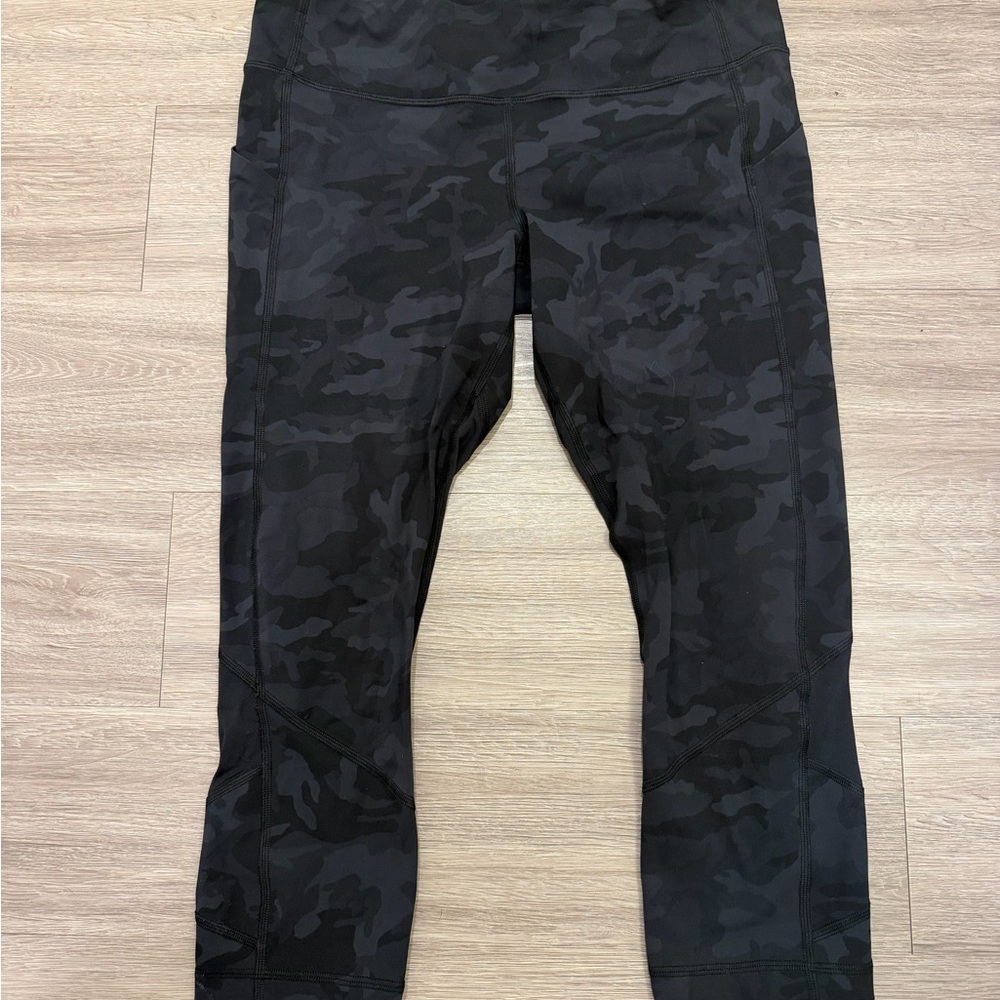 lululemon Black Camo High-Waist Leggings 21’